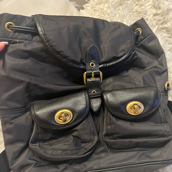 Coach black nylon backpack - Picture 6 of 6